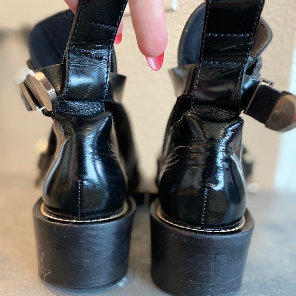 Balenciaga Ceinture Cut Out Creeper Ankle boots - Picture 16 of 16